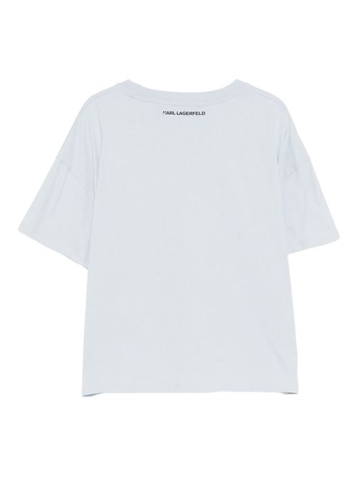 T-shirt donna manica corta con stampa Karl Lagerfeld | B1W170268924